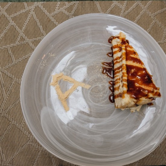 Tarta cremosa de nuestros quesos locales